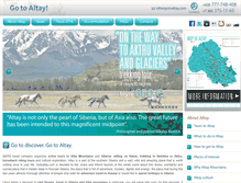 Tablet Screenshot of gotoaltay.com